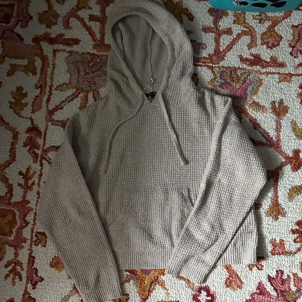 Love Tree Women's Beige Hooded Sweater